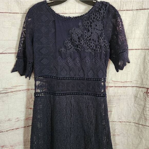 Sundance Midnight Gallery Lace Dress Size 4 NWT - Picture 5 of 8